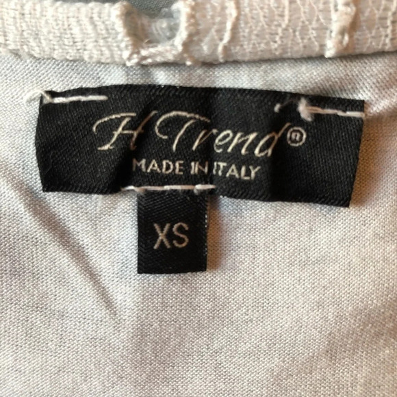 H TREND Sz XS Silk & Lace Italy Top/Shirt - Picture 3 of 6